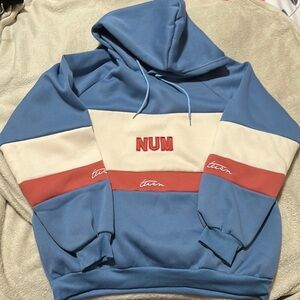 Tricolor oversize hoodie